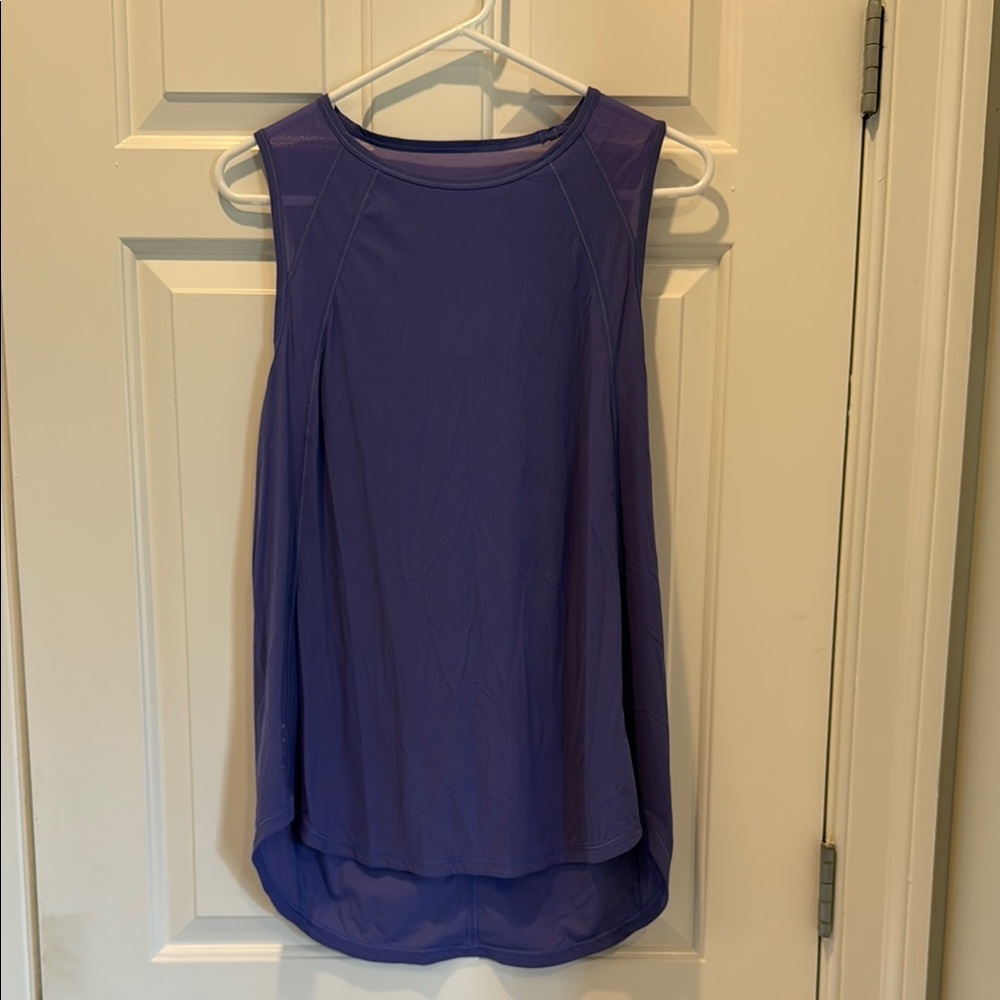 Lululemon Athletica Charged Indigo Sculpt Tank Top